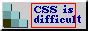 A web button with the description: CSS overflow is my mortal enemy.