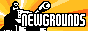 A web button with the description: Newgrounds!