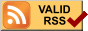 A web button with the description: View my blog as an RSS feed!